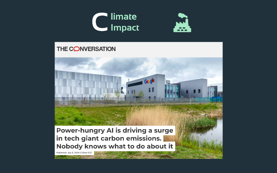 Ai Impact Risk Climate Tech Giant