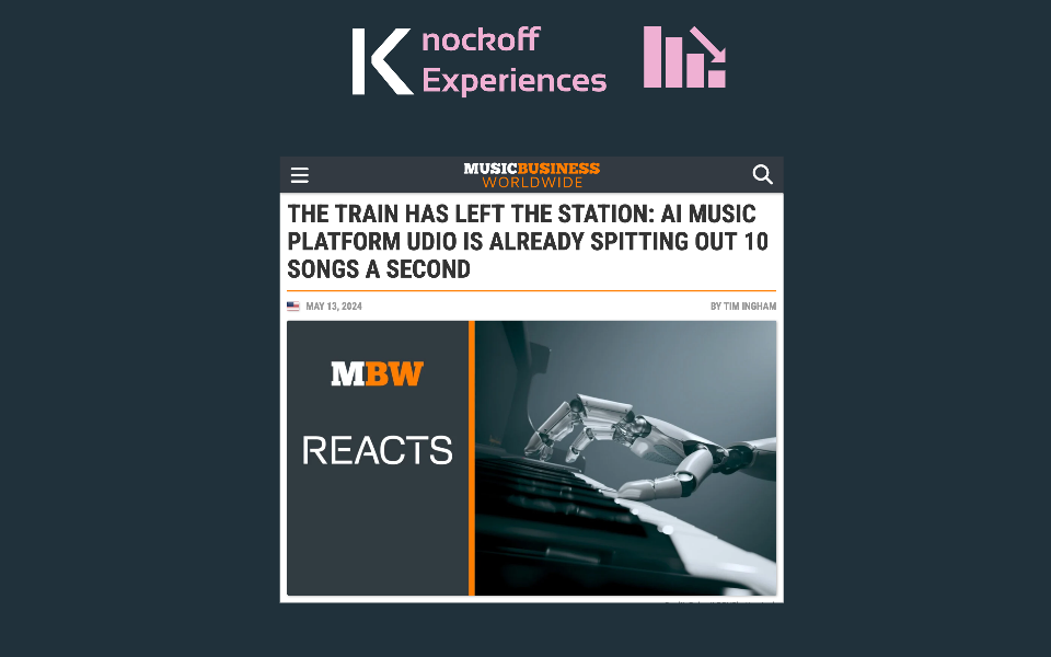 Ai Impact Risk Knockoff Experiences Music