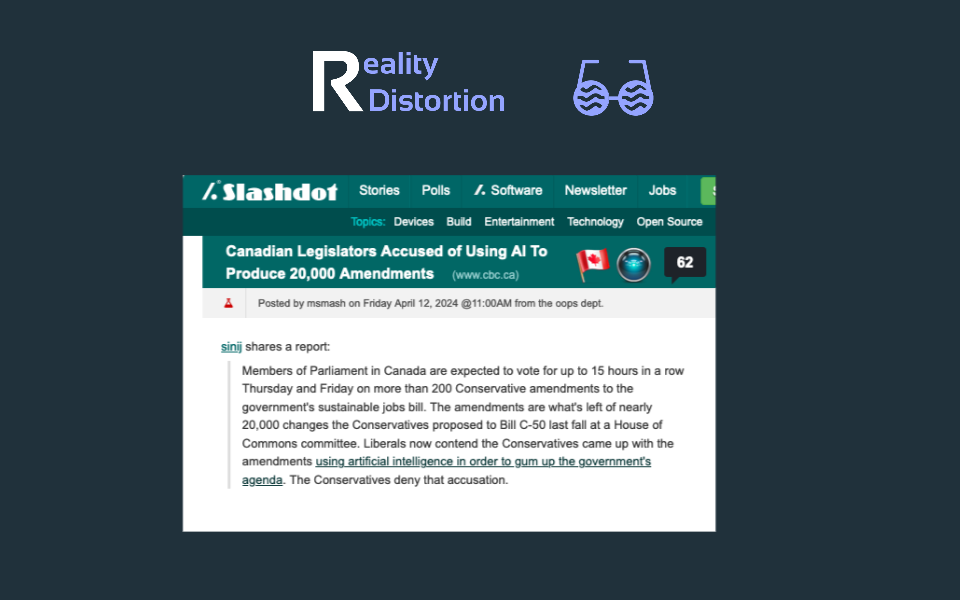 Ai Impact Risk Reality Distortion 20k Amendments