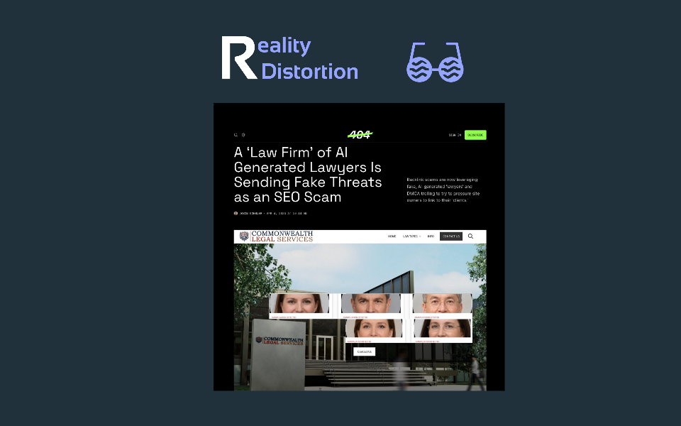Ai Impact Risk Reality Distortion Fake Lawyers
