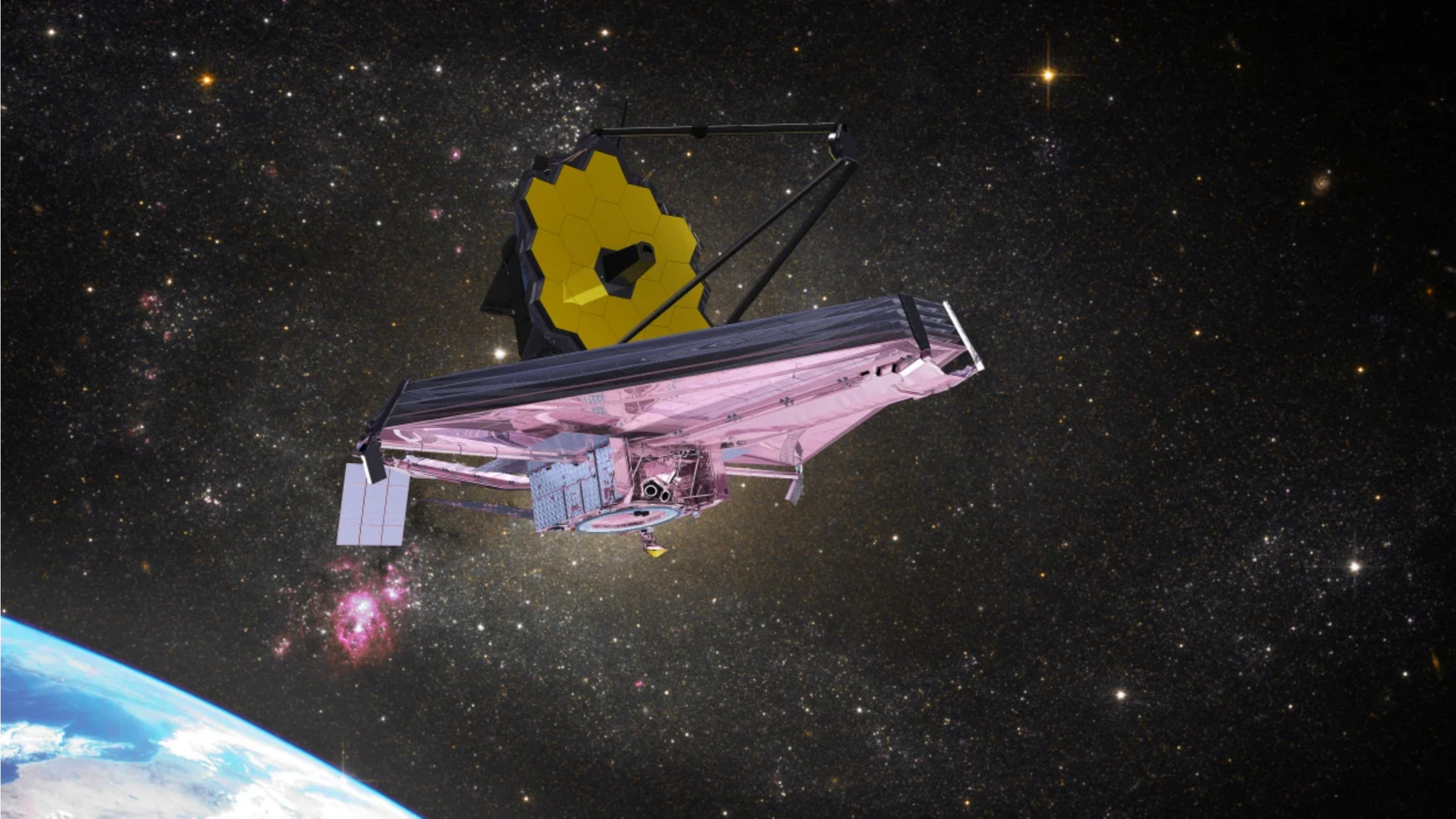 James Webb Telescope In Space