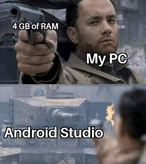 Android Studio Tank Meme