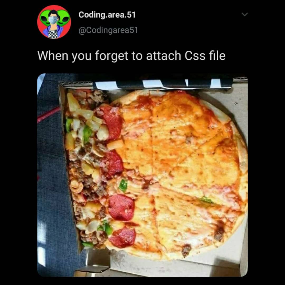 Meme Pizza Html Without Css