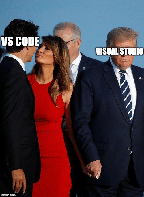 Vs Code Visual Studio Trudeau Trump