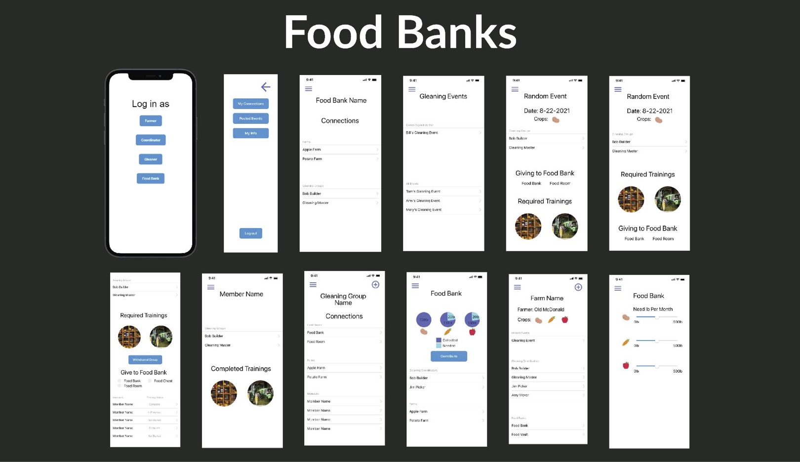 Dasilva Story Gleaning Ux Food Bank Storyboard