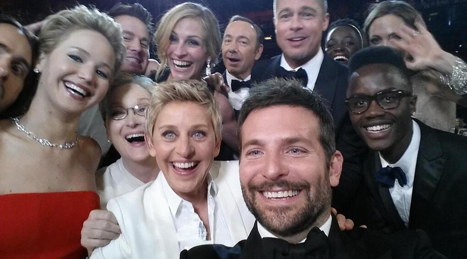 Oscar Selfie Ellen Degeneres 2014