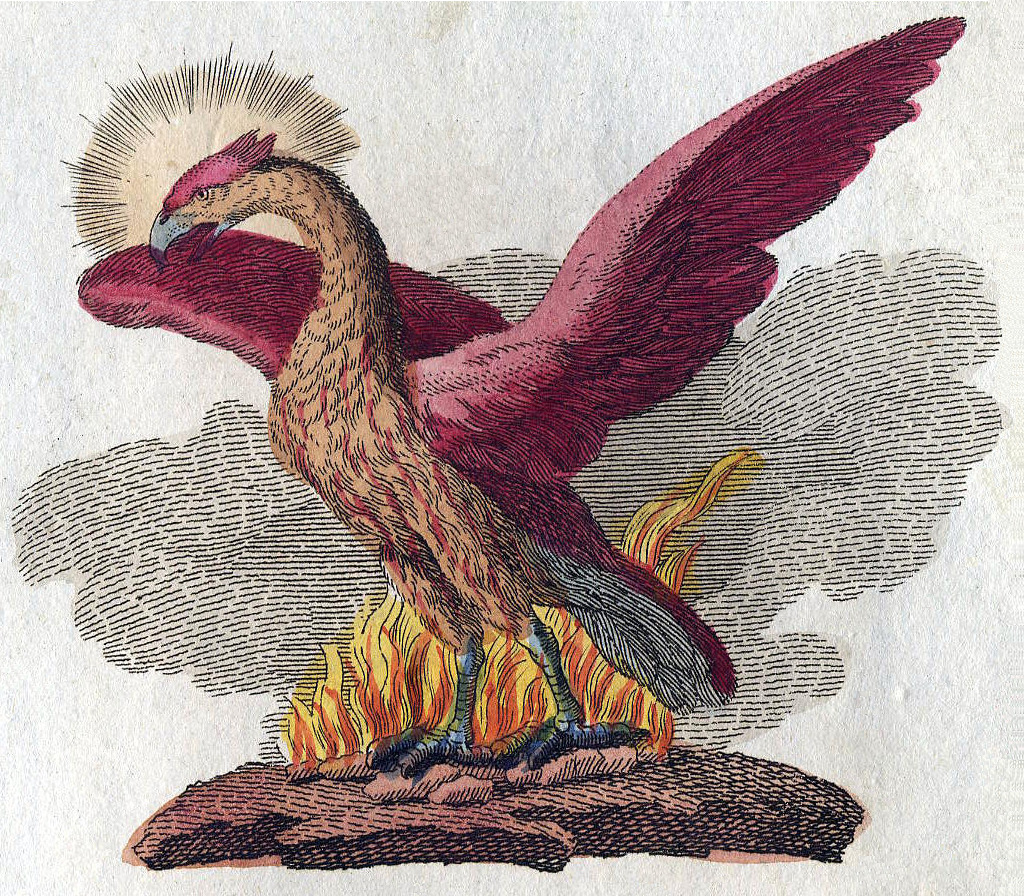 Phoenix Fabelwesen 1800